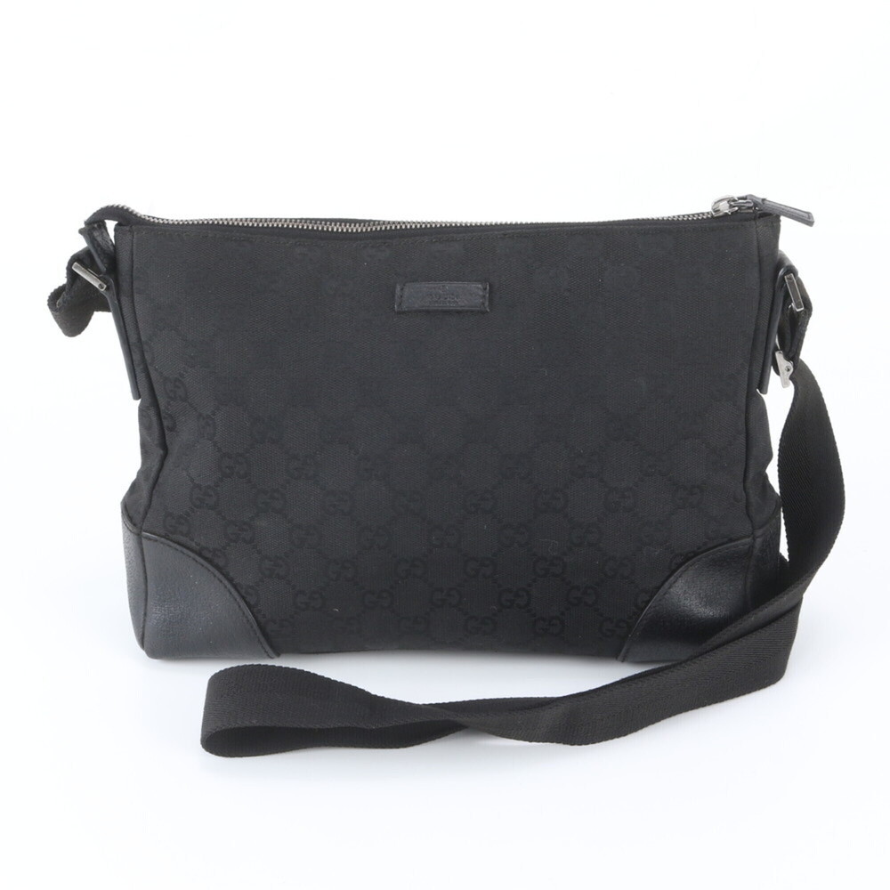 Gucci GG Canvas 114273 Leather Shoulder Bag Messenger Tote for Men